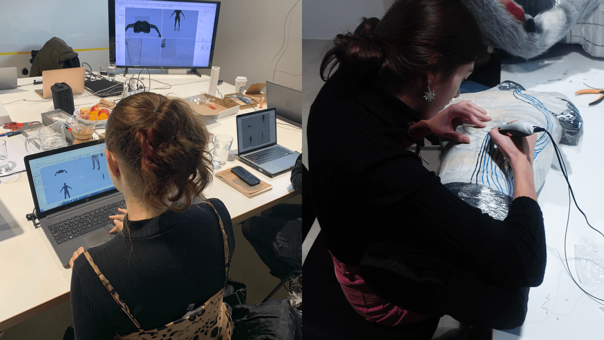 Digitální návrh a ruční dokončení projektu v Makeful